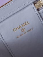 CHANEL 25S MINI VANITY BAG 11 CM IN GREY LAMBSKIN WITH CRYSTAL-EMBELLISHED CC LOGO - Image 18