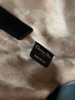 MEDIUM TOUJOURS BAG 28 IN BEIGE CANNAGE CALFSKIN BLACK STRAP - Image 4