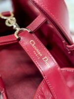 MINI 23 TOUJOURS BAG IN RUBY RED MACROCANNAGE LAMBSKIN - Image 18
