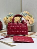 MINI 23 TOUJOURS BAG IN RUBY RED MACROCANNAGE LAMBSKIN - Image 2