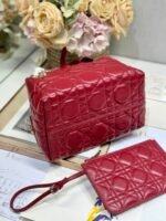 MINI 23 TOUJOURS BAG IN RUBY RED MACROCANNAGE LAMBSKIN - Image 4