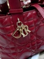MINI 23 TOUJOURS BAG IN RUBY RED MACROCANNAGE LAMBSKIN - Image 16