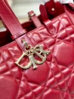 SMALL 28 TOUJOURS BAG IN RUBY RED MACROCANNAGE LAMBSKIN - Image 16