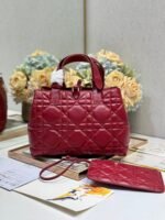SMALL 28 TOUJOURS BAG IN RUBY RED MACROCANNAGE LAMBSKIN - Image 12
