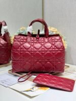 MEDIUM 37 TOUJOURS BAG IN RUBY RED MACROCANNAGE LAMBSKIN - Image 12