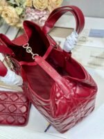 MEDIUM 37 TOUJOURS BAG IN RUBY RED MACROCANNAGE LAMBSKIN - Image 14