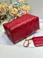 MEDIUM 37 TOUJOURS BAG IN RUBY RED MACROCANNAGE LAMBSKIN - Image 9