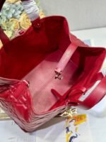 MEDIUM 37 TOUJOURS BAG IN RUBY RED MACROCANNAGE LAMBSKIN - Image 8