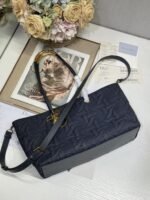 MEDIUM 37 TOUJOURS BAG IN BLACK CANNAGE DENIM - Image 14