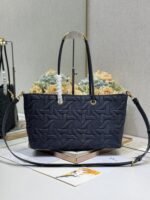 MEDIUM 37 TOUJOURS BAG IN BLACK CANNAGE DENIM - Image 12