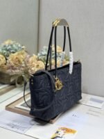 MEDIUM 37 TOUJOURS BAG IN BLACK CANNAGE DENIM - Image 2