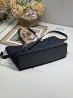 MEDIUM 37 TOUJOURS BAG IN BLACK CANNAGE DENIM - Image 13
