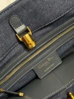 MEDIUM 37 TOUJOURS BAG IN BLACK CANNAGE DENIM - Image 8