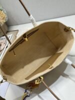 LARGE 41 TOUJOURS BAG IN BISQUE BEIGE CANNAGE RAFFIA - Image 8