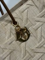 LARGE 41 TOUJOURS BAG IN BISQUE BEIGE CANNAGE RAFFIA - Image 15