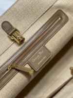LARGE 41 TOUJOURS BAG IN BISQUE BEIGE CANNAGE RAFFIA - Image 16
