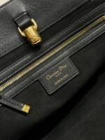 LARGE 41 TOUJOURS BAG IN BLACK MACROCANNAGE LAMBSKIN - Image 7