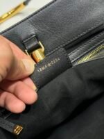 LARGE 41 TOUJOURS BAG IN BLACK MACROCANNAGE LAMBSKIN - Image 8