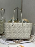 LARGE 41 TOUJOURS BAG IN WHITE MACROCANNAGE LAMBSKIN - Image 11