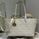 LARGE 41 TOUJOURS BAG IN WHITE MACROCANNAGE LAMBSKIN - Image 10
