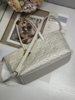 LARGE 41 TOUJOURS BAG IN WHITE MACROCANNAGE LAMBSKIN - Image 13