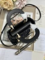 MINI 17 LADY BAG IN BLACK CANNAGE TWEED - Image 5