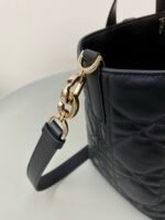 MEDIUM TOUJOURS BUCKET BAG 22 IN BLACK CANNAGE CALFSKIN - Image 14