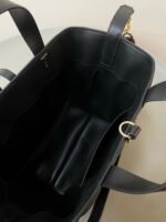 MEDIUM TOUJOURS BUCKET BAG 22 IN BLACK CANNAGE CALFSKIN - Image 16