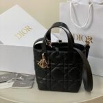 MINI TOUJOURS BUCKET BAG 18 IN BLACK CANNAGE CALFSKIN - Image 4