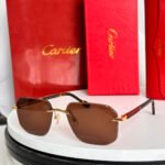 SANTOS NAVIGATOR FRAME SUNGLASSES 524479 IN METAL AND WOODEN - Image 4