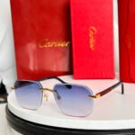SANTOS NAVIGATOR FRAME SUNGLASSES 524479 IN METAL AND WOODEN - Image 3