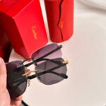 SANTOS ROUND FRAME SUNGLASSES 524480 IN METAL AND WOODEN - Image 8