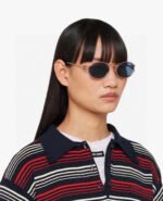 LOGO SUNGLASSES SMU52Y IN METAL - Image 9