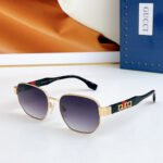 SQUARE FRAME SUNGLASSES GG1407 IN METAL EMBOSSED LOGO - Image 12
