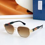 SQUARE FRAME SUNGLASSES GG1407 IN METAL EMBOSSED LOGO - Image 13