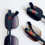 SQUARE FRAME SUNGLASSES GG1407 IN METAL EMBOSSED LOGO - Image 8