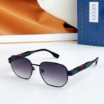 SQUARE FRAME SUNGLASSES GG1407 IN METAL EMBOSSED LOGO - Image 2