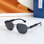 SQUARE FRAME SUNGLASSES GG1407 IN METAL EMBOSSED LOGO - Image 5
