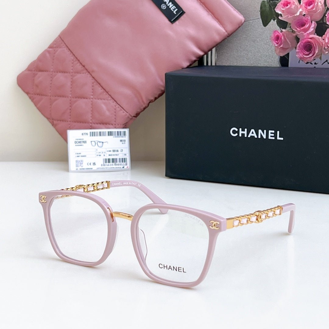 20250601_i1748793386_7408_3_jpg_22d6c982-c261-4014-baa7-817178ab0e2e SQUARE SUNGLASSES CH 0769 IN ACETATE CHAIN METAL - Image 1