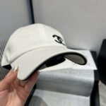 BASEBALL HAT IN WHITE WITH BLACK TRIM 673994 - Image 11