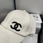 BASEBALL HAT IN WHITE WITH BLACK TRIM 673994 - Image 12