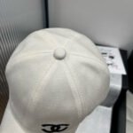 BASEBALL HAT IN WHITE WITH BLACK TRIM 673994 - Image 13
