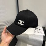 BASEBALL HAT IN BLACK WITH WHITE TRIM 673995 - Image 3