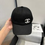 BASEBALL HAT IN BLACK WITH WHITE TRIM 673995 - Image 11