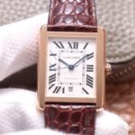 TANK SOLO XI W5200026 ROSE GOLD CASE BROWN LEATHER STRAP - Image 2