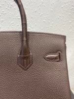 HM BIRKIN 25CM CAFE CROCODILE AND TOGO LEATHER SILVER HARDWARE - Image 3