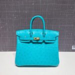 HM BIRKIN 30CM CLOUD BLUE OSTRICH LEATHER GOLD HARDWARE - Image 6