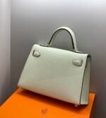 HM KELLY MINI 20 SEAFOAM EPSOM SILVER HARDWARE - Image 2