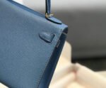 HM KELLY MINI 20 BLUE EPSOM GOLD HARDWARE - Image 14