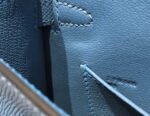 HM KELLY MINI 20 BLUE EPSOM GOLD HARDWARE - Image 8